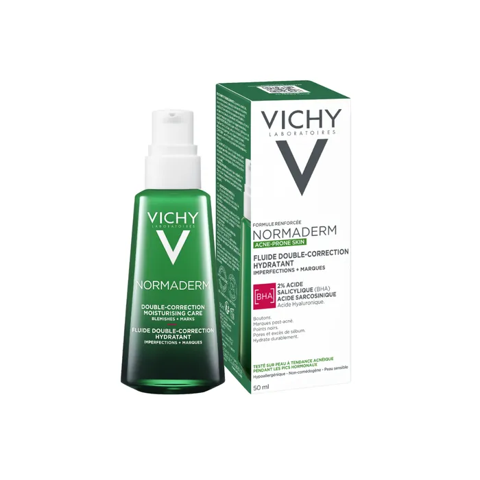 VICHY NORMADERM FLUIDE double correction hydratant anti-acne 50 ML