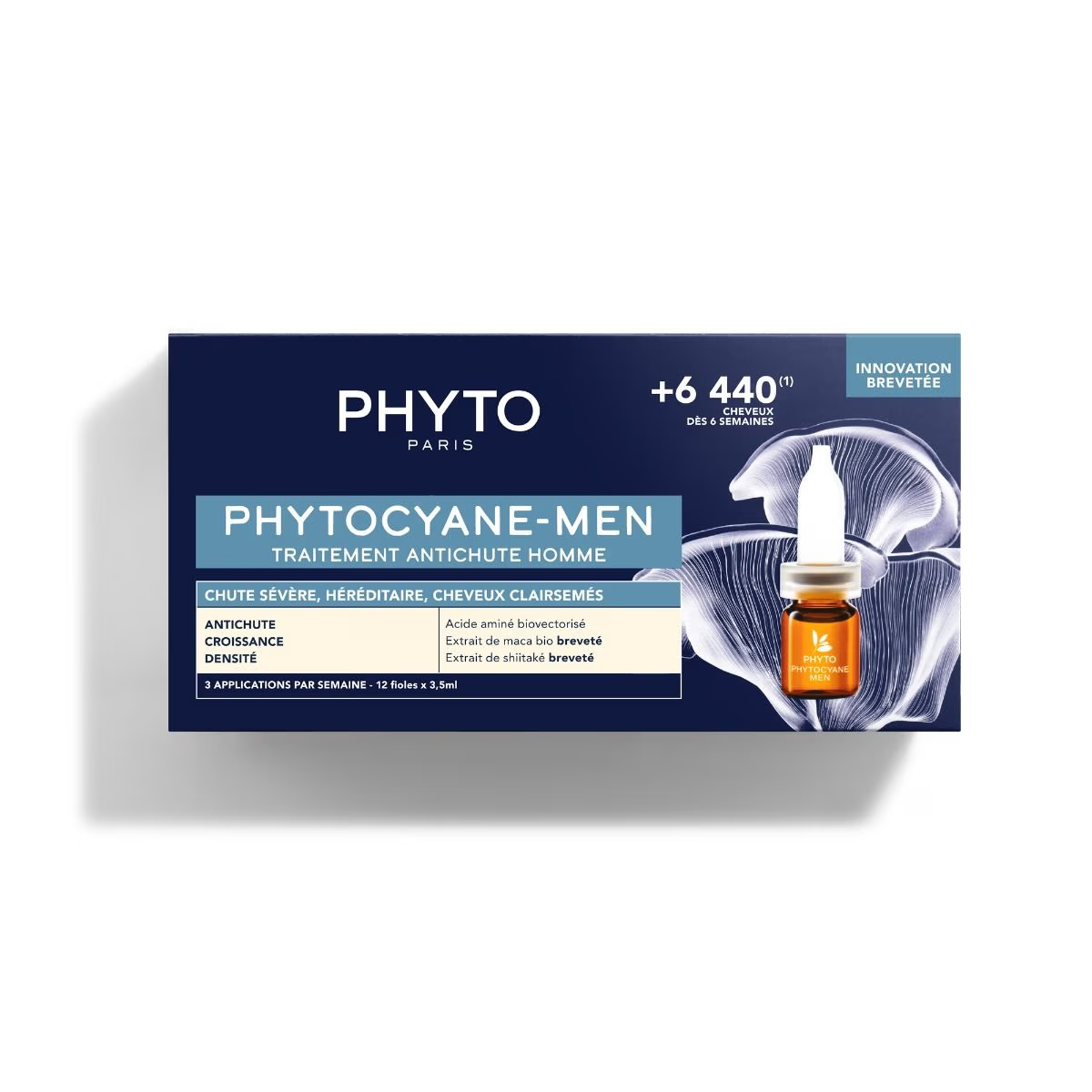 PHYTOCYANE TRAITEMENT CONTRE LA CHUTE DES CHEVEUX POUR HOMMES