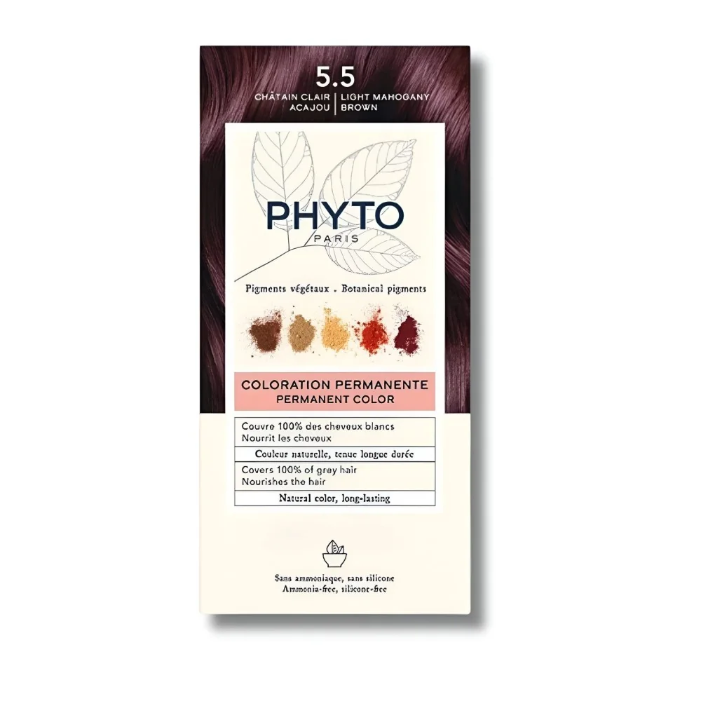 PHYTO - PHYTOCOLOR 5.5 CHATAIN CLAIR ACAJOU