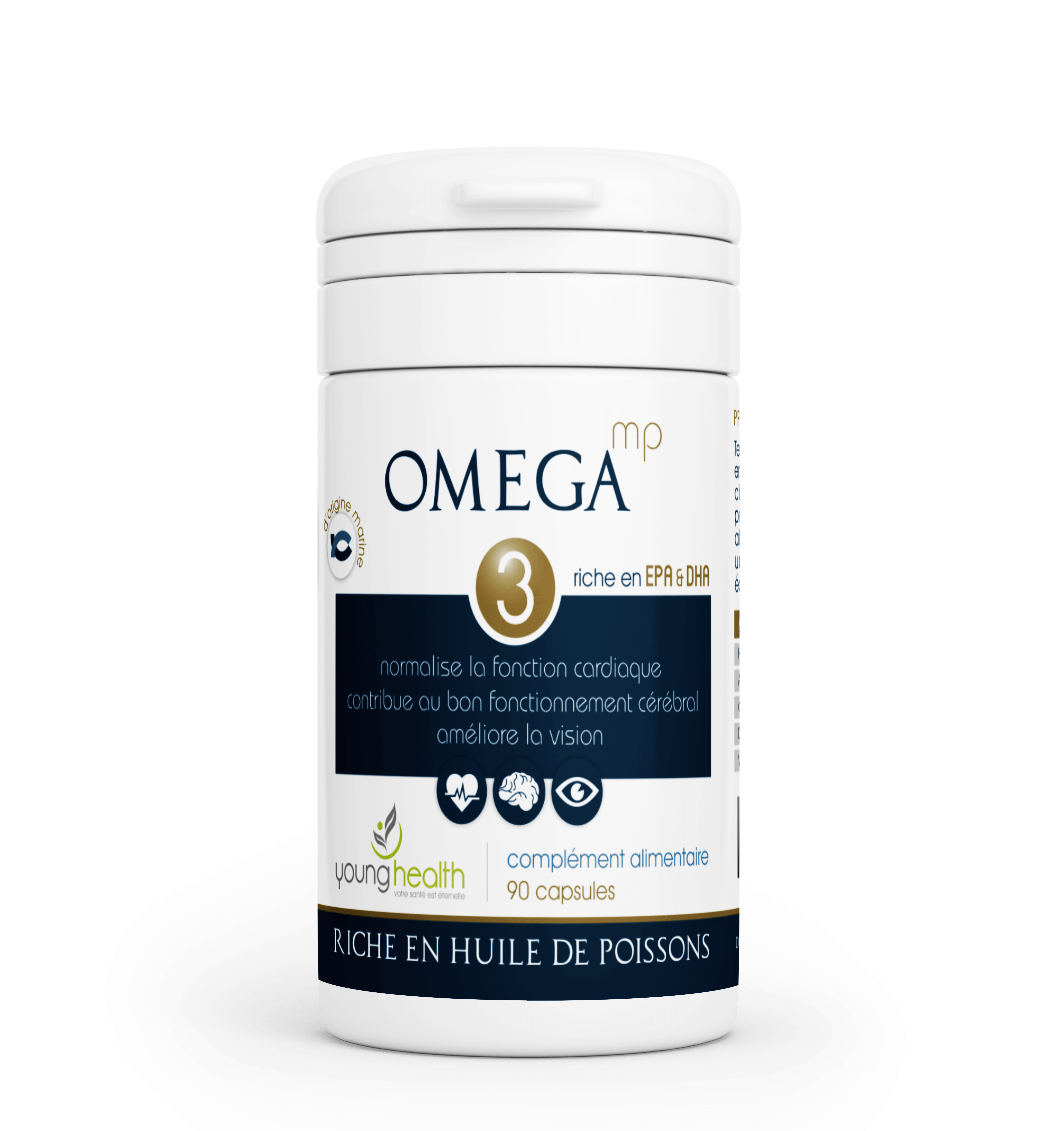 YOUNG HEALTH OMEGA 3 90 GELULES