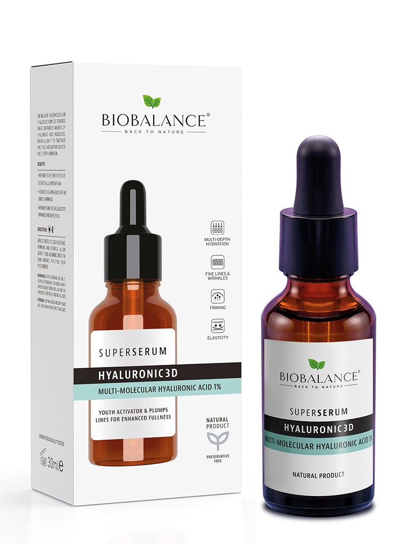BIOBALANCE SUPER SERUM HYALURONIC 3D 30ML